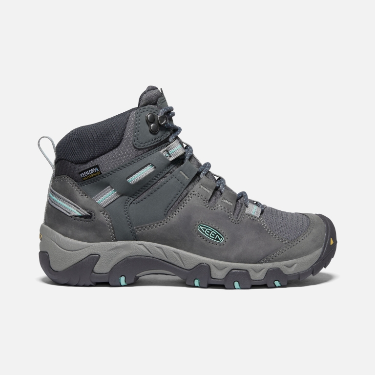 Keen Steens Leather Waterproof Boots - Women's Grey Boots